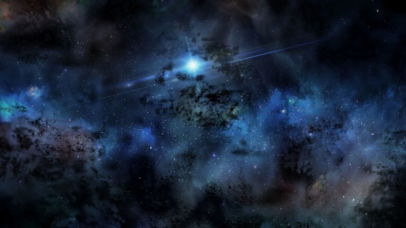 space, flash, shine, stars, nebula, 4k