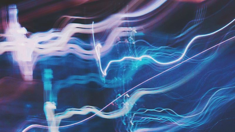 lines, light, long exposure, motion, blur, 4k
