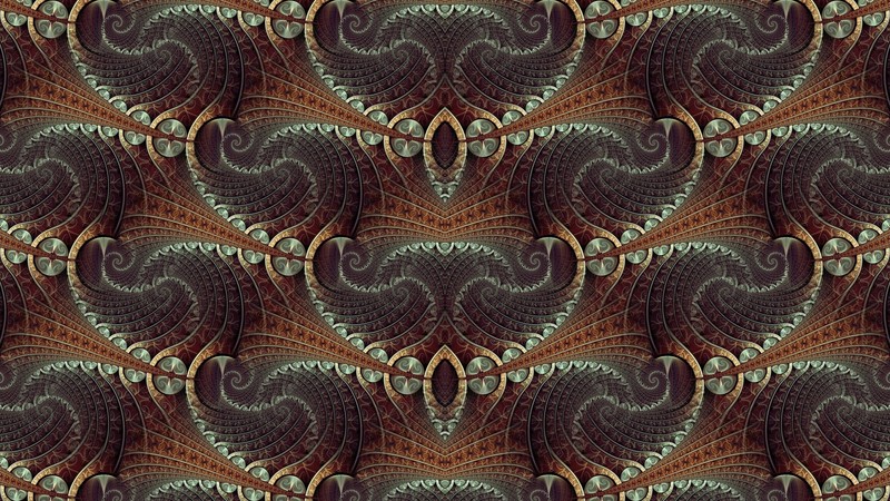 abstract, fractal, pattern, symmetry, digital art
