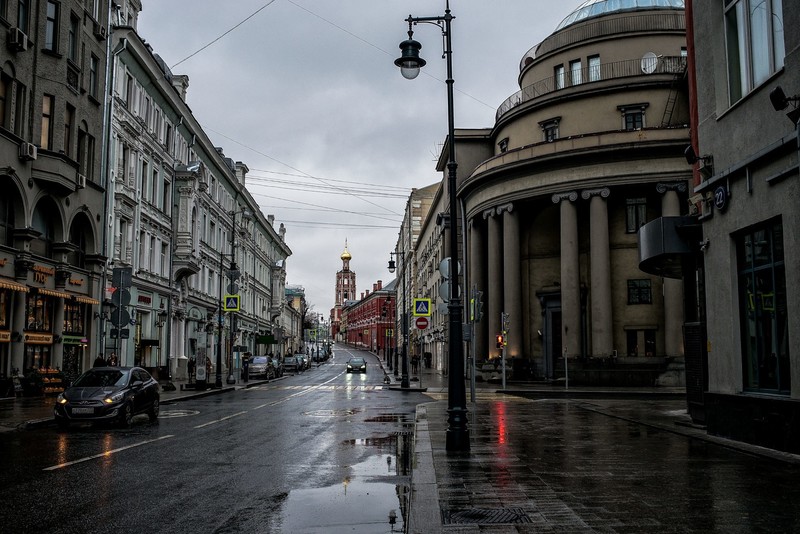 Moscow, Russia, cityscape, street
