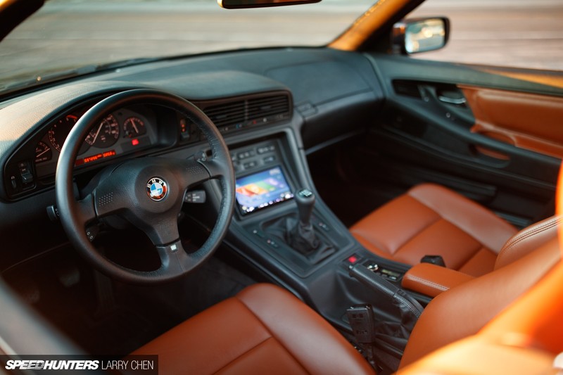 Speedhunters, car, vehicle, BMW, BMW E31, depth of field, car interior, BMW 8 series