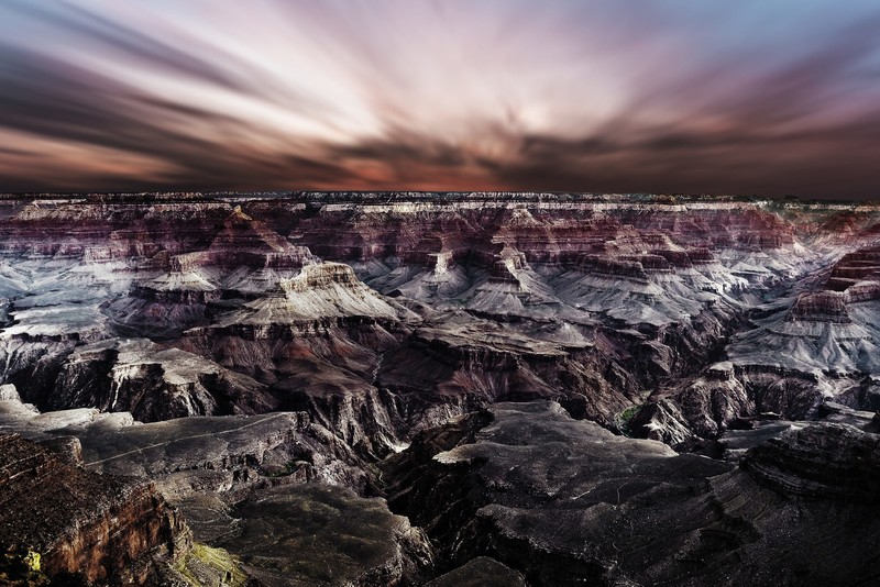 landscape, Grand Canyon, USA, sky, nature