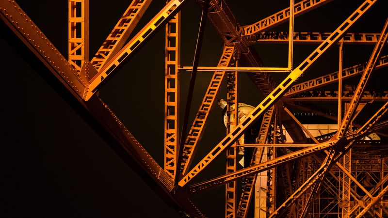 construction, structure, architecture, dark, 4k