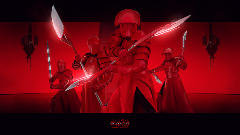 Star Wars, Star Wars: The Last Jedi, red, The First Order, movies