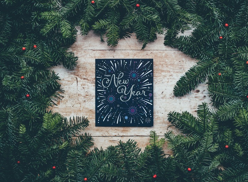 New Year, holiday, depth of field