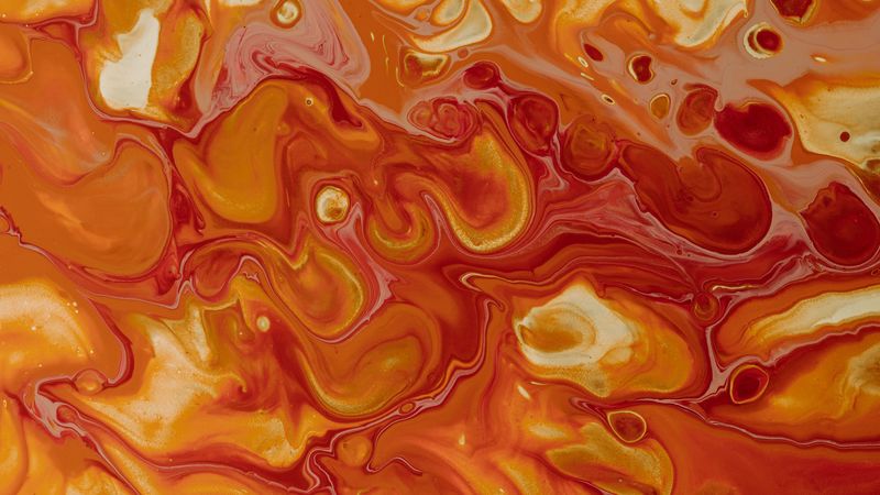paint, stains, bubbles, liquid, texture, blending, 4k