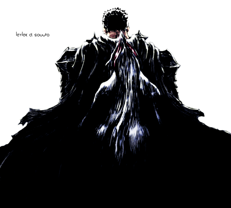 Leylek.D.Sovura, artwork, Black Swordsman, Berserk, Kentaro Miura