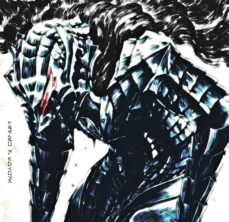 Leylek.D.Sovura, artwork, Berserk, Guts, Black knight, Kentaro Miura, Black Swordsman