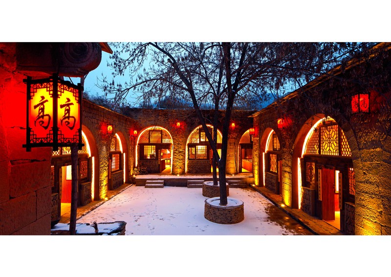 shanxi, wenanyi, lantern, snow