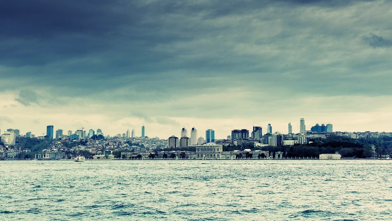 Istanbul, blue, water
