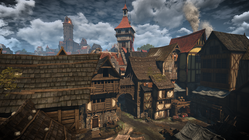 The Witcher 3: Wild Hunt, Novigrad, video games, The Witcher, fantasy town, fantasy city