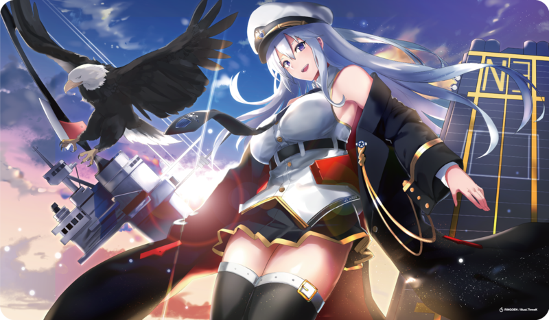 boobs, Azur Lane, Enterprise (Azur Lane), thigh-highs, uniform