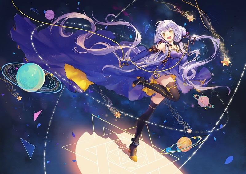 hanasa, anime girls, Stardust (Vocaloid), Vocaloid