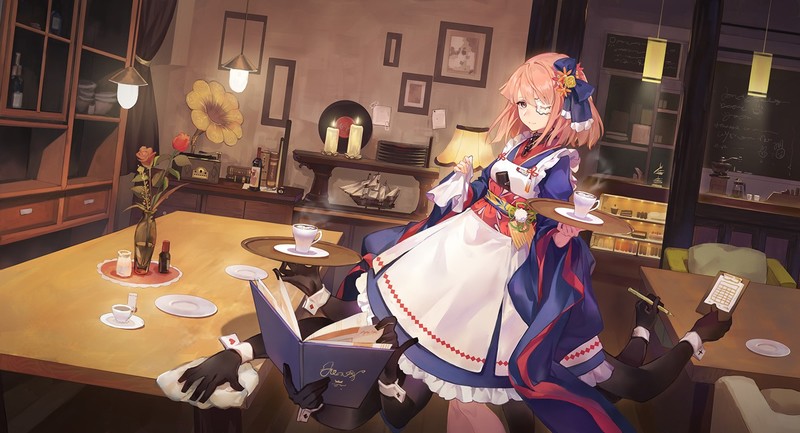 hanasa, anime girls, anime, dress