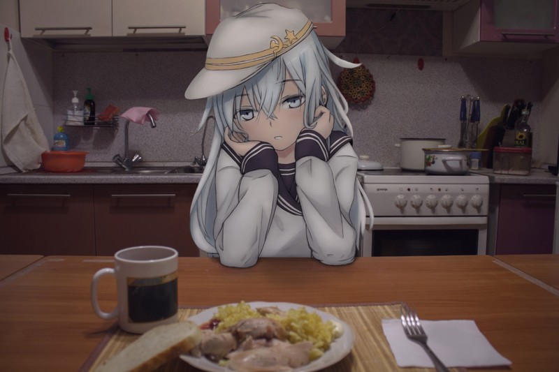 Hibiki (KanColle), Kantai Collection, anime girls, anime