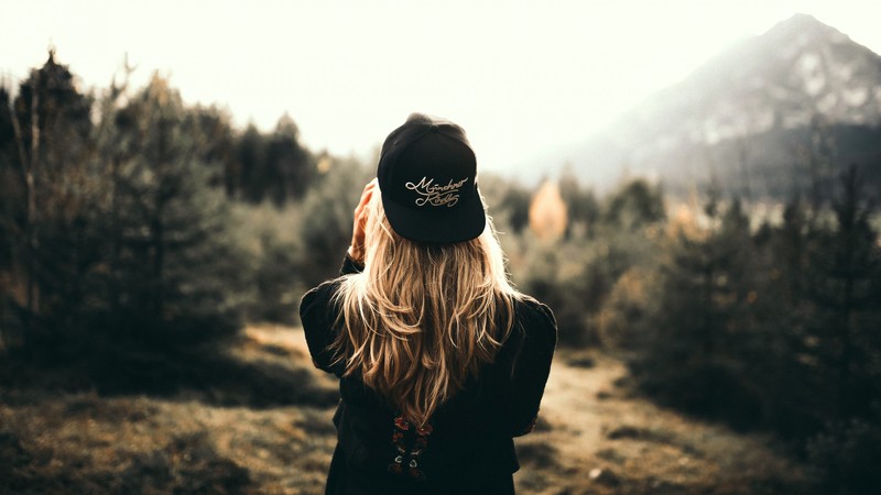blonde, women, outdoors