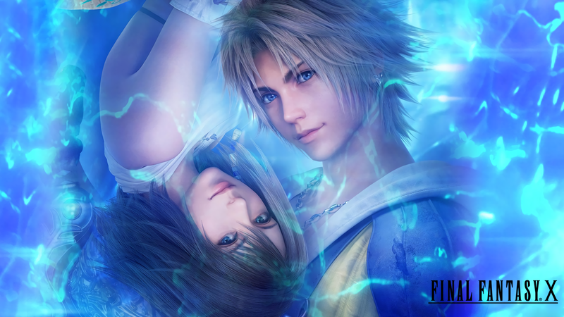 Final Fantasy X, Yuna, tidus, Final Fantasy, blue, cyan