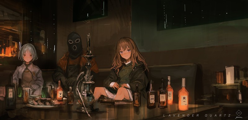 THE-LM7, original characters, Hookah