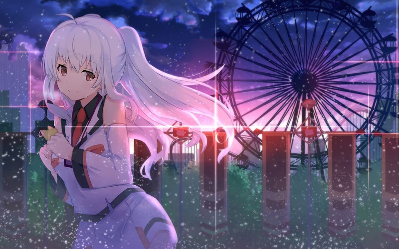 anime, anime girls, Plastic Memories, Isla (Plastic Memories), long hair, smiling