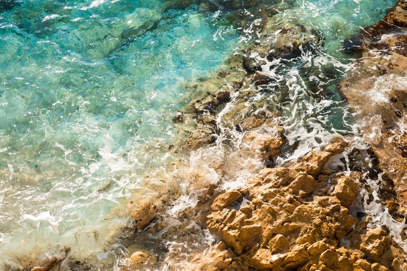 water, rocks, sea, waves, daylight, turquoise, bright
