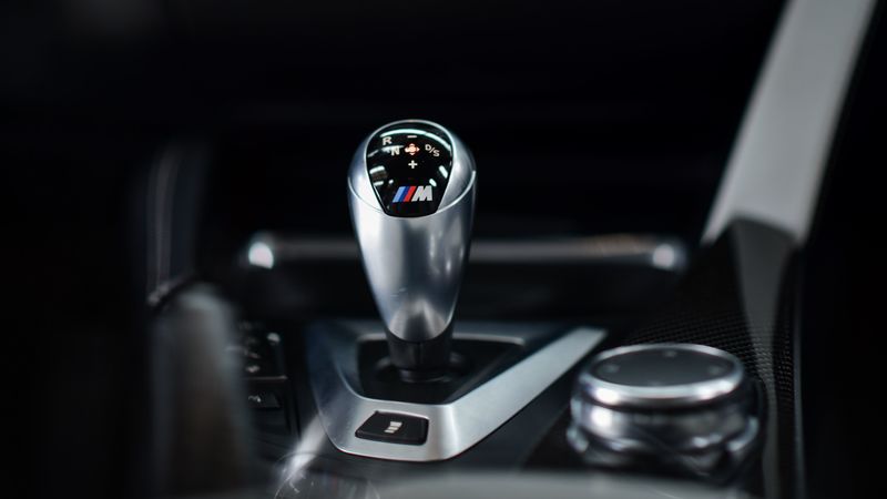lever, gearbox, car, control panel, bmw m3, bmw, 4k