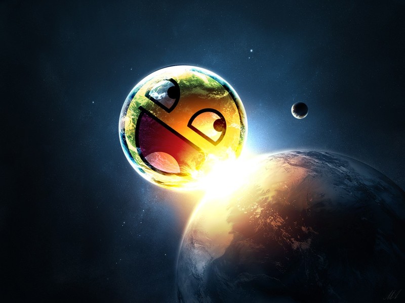space, parody, planet, humor, digital art, space art