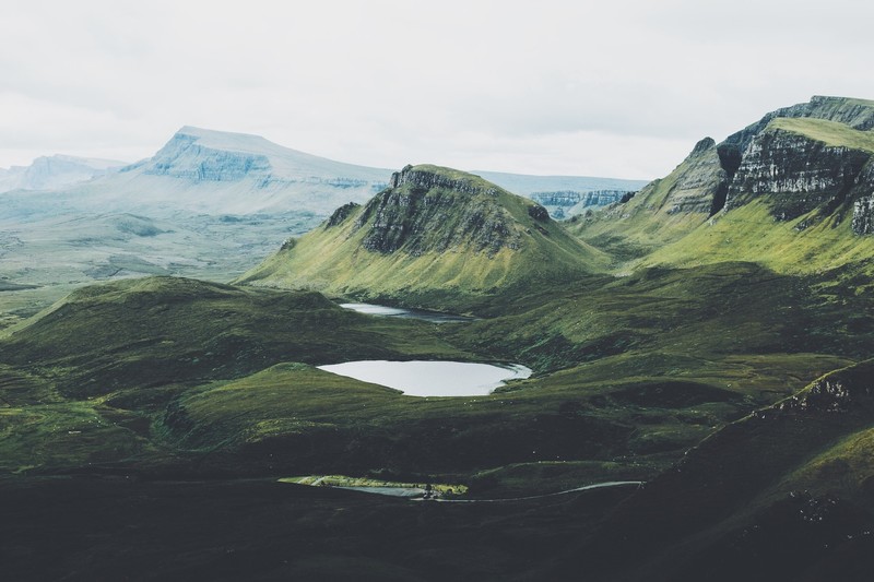 Daniel Casson, landscape, mountains, lake