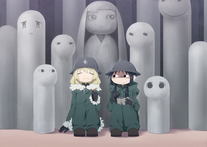 Shoujo Shuumatsu Ryokou, anime girls, Chito (Shoujo Shuumatsu Ryokou), Yuuri (Shoujo Shuumatsu Ryokou)