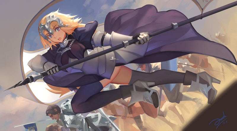 Fate Series, Fate/Apocrypha, anime girls, Ruler (Fate/Apocrypha)
