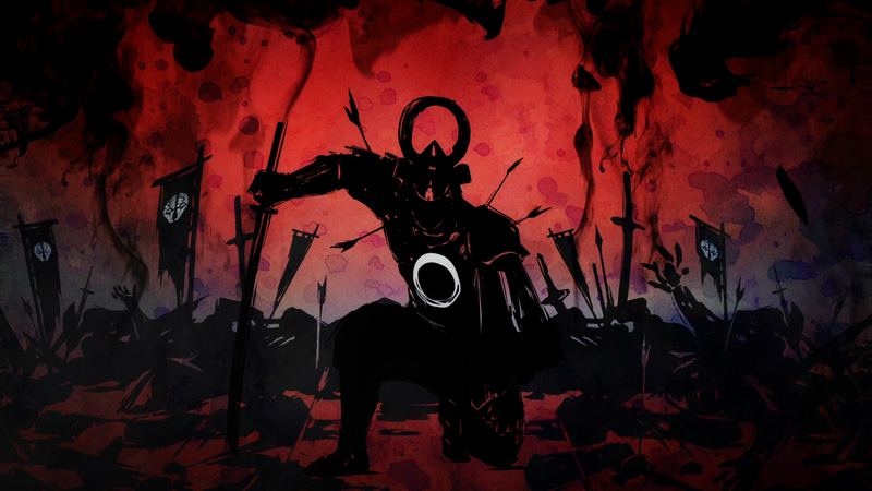 nioh, red, video games, fantasy art, dark, warrior, video game art