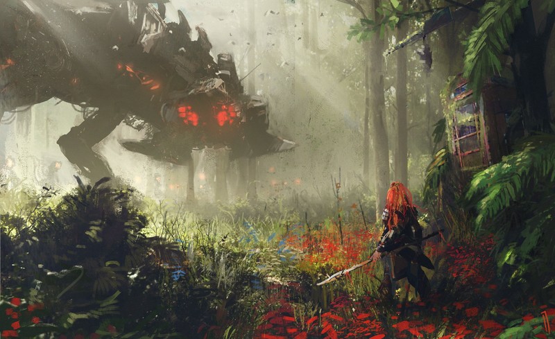 science fiction, robot, Horizon: Zero Dawn