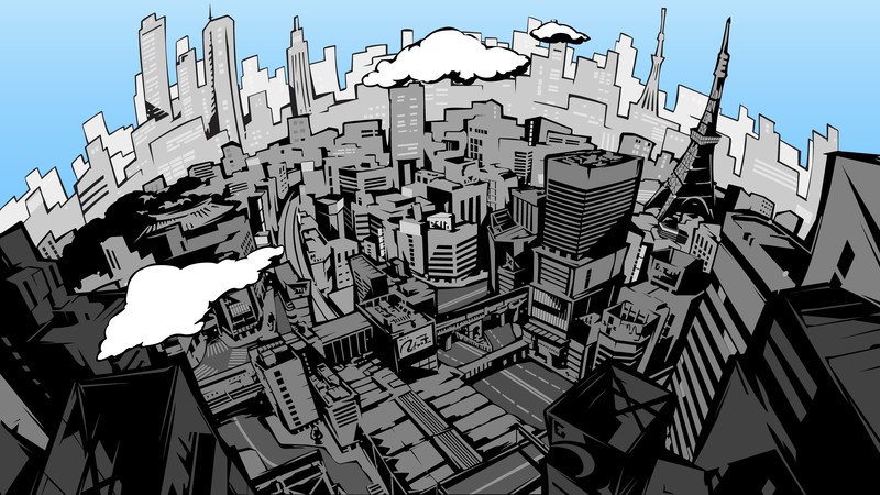 Persona 5, video games, Persona series, city