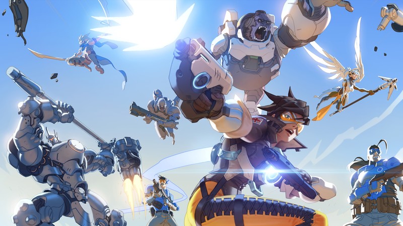 gamers, Overwatch, Tracer (Overwatch), concept art