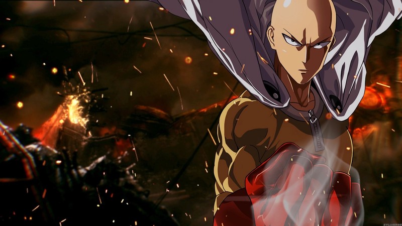 Saitama, One-Punch Man, anime