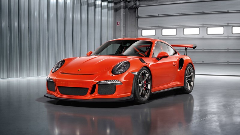 Porsche 911 GT3 RS, car, red cars, vehicle, render