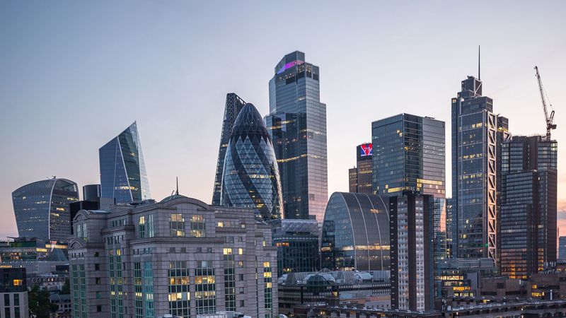 city, buildings, roofs, architecture, london, 4k