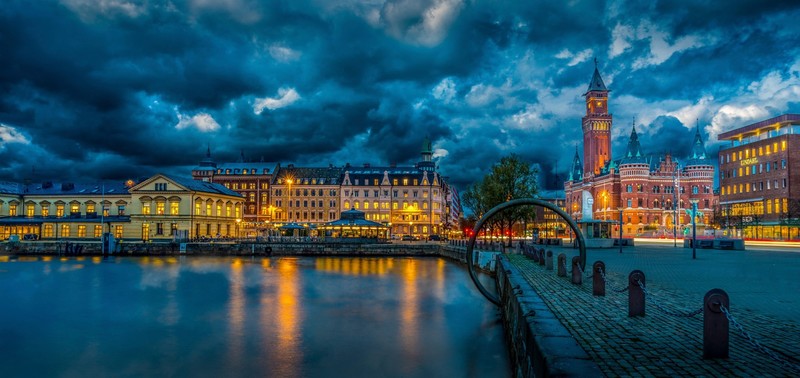 city, HDR, Sweden