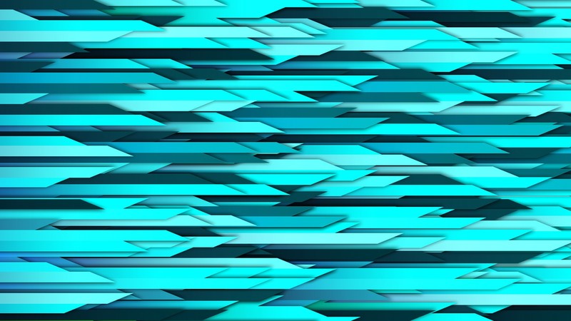 abstract, 3D, digital art, turquoise