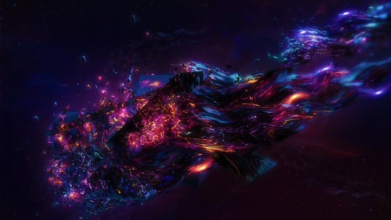 abstract, 3D, digital art, Stu Ballinger