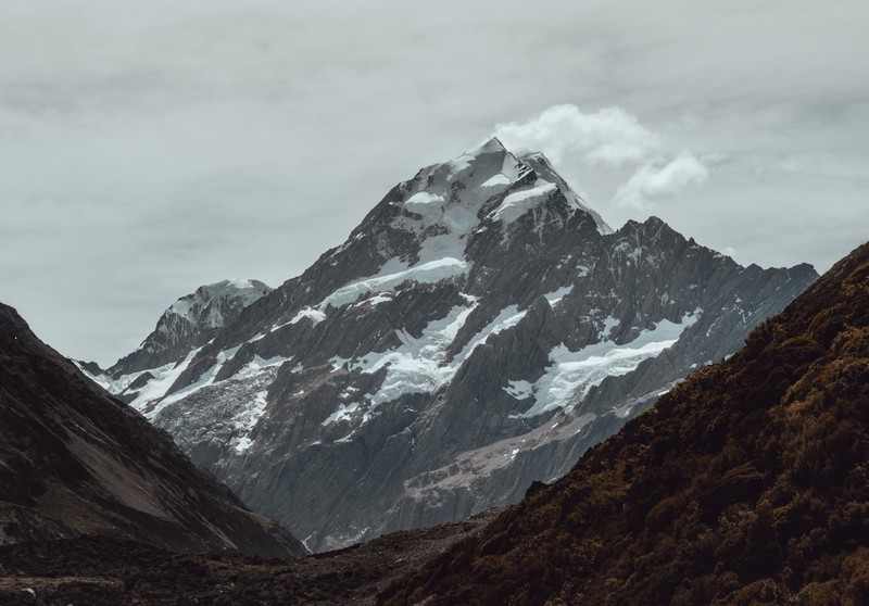 nature, mountains, snow