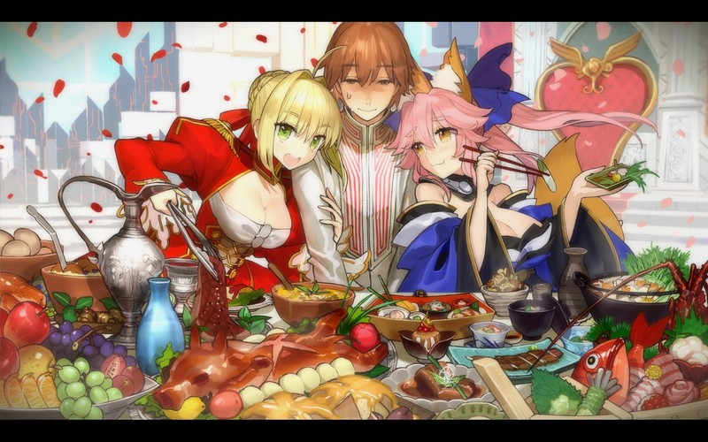Fate/Extra, Fate Series, Nero Claudius, Tamamo