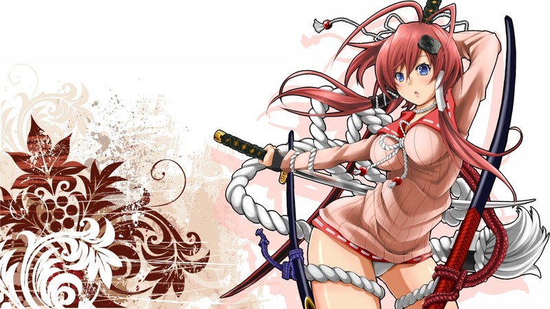 anime, anime girls, Hyakka Ryouran Samurai Girls, Yagyuu Juubei