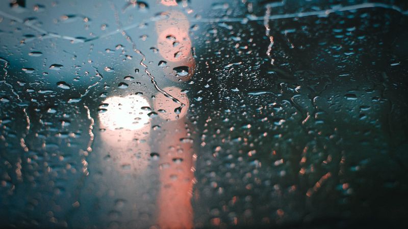 drops, drips, surface, wet, glare, bokeh, 4k