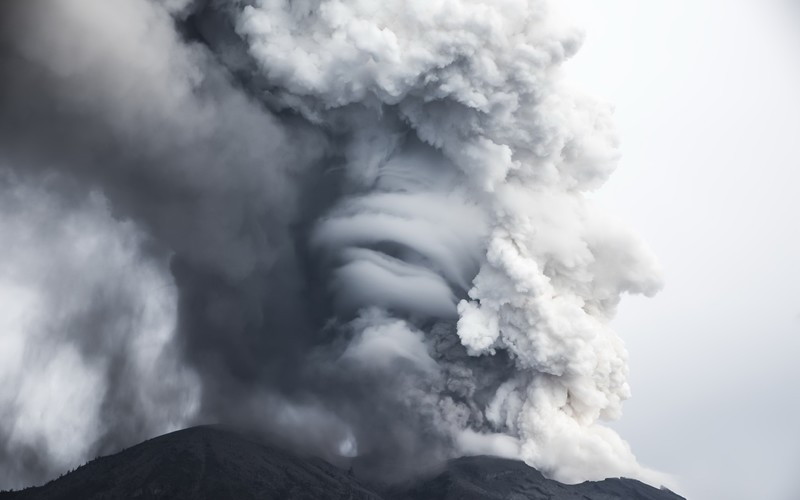 Bali, volcano, eruptions, nature