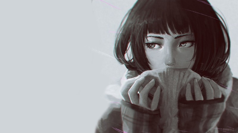 Ilya Kuvshinov, digital art, portrait