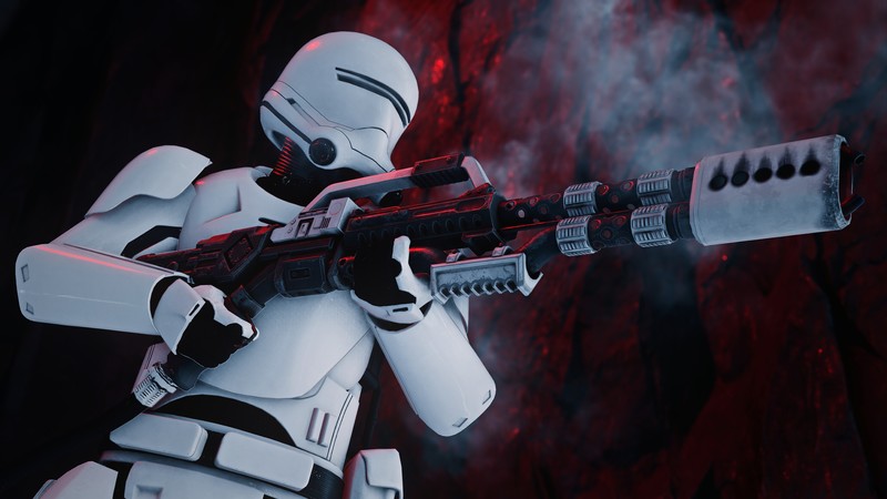 video games, Star Wars, screen shot, helmet, science fiction, weapon