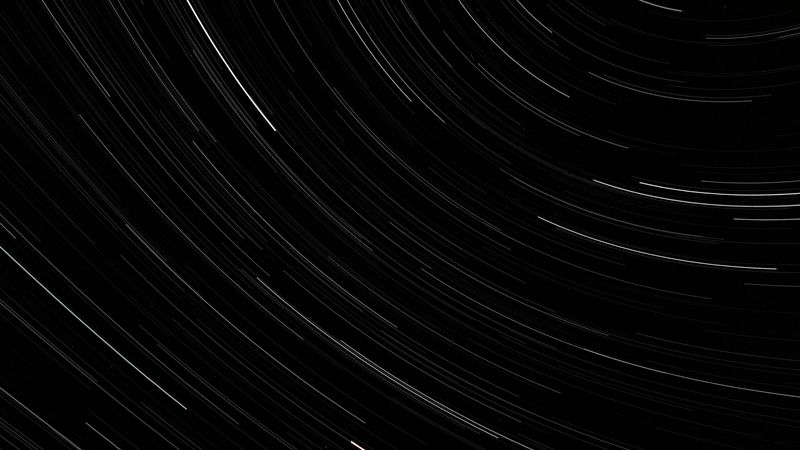 stars, motion, long exposure, blur, light, dark, 4k