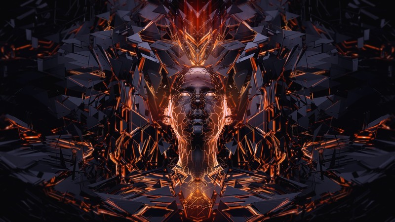 3D, abstract, digital art
