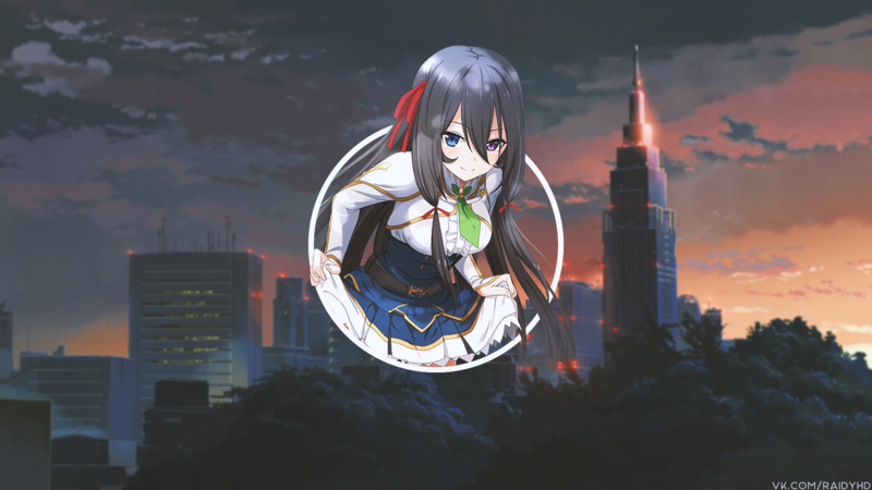 anime, anime girls, picture-in-picture