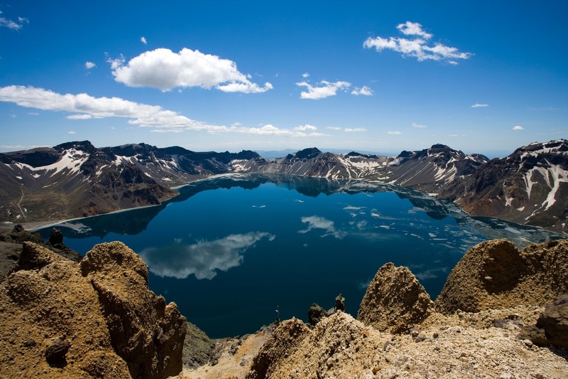 landscape, China, lake, sky